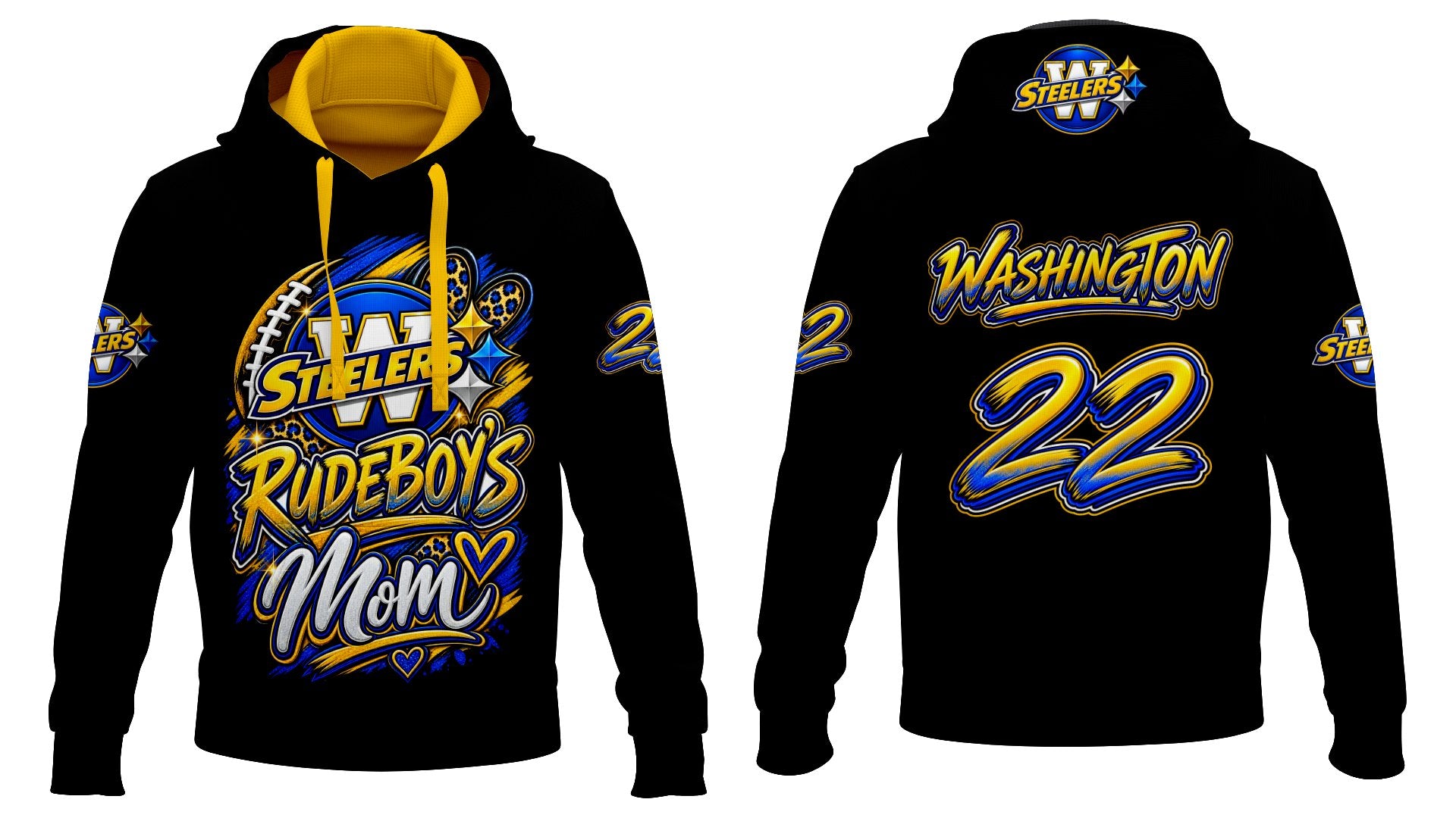 Personalized Football Mom Shirts/Hoodies