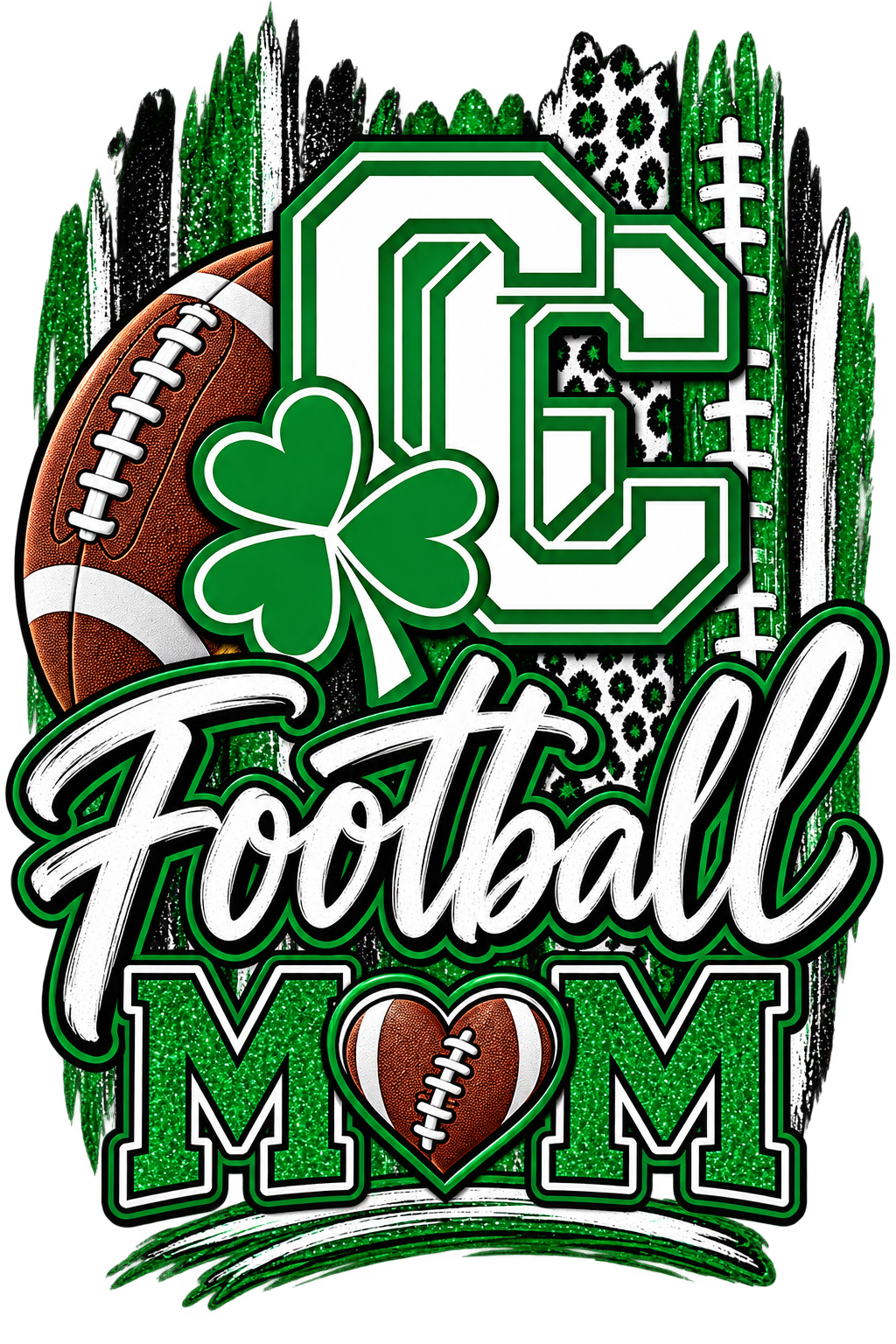 Personalized Football Mom Shirts/Hoodies
