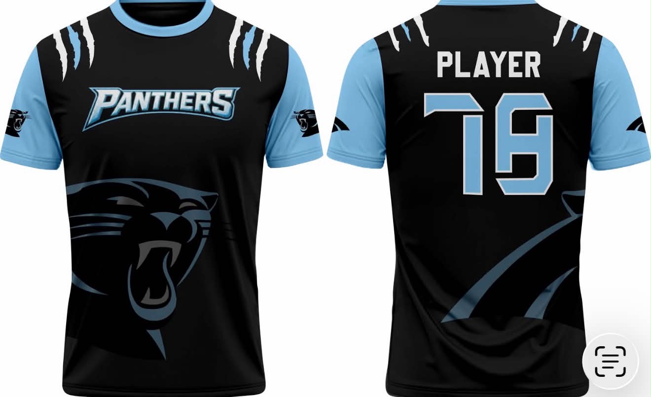 PYAA Panthers Short Sleeve Shirt