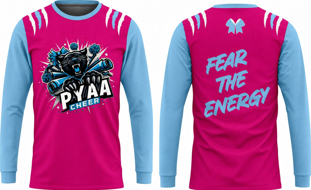 PYAA Cheer Long Sleeve Shirt